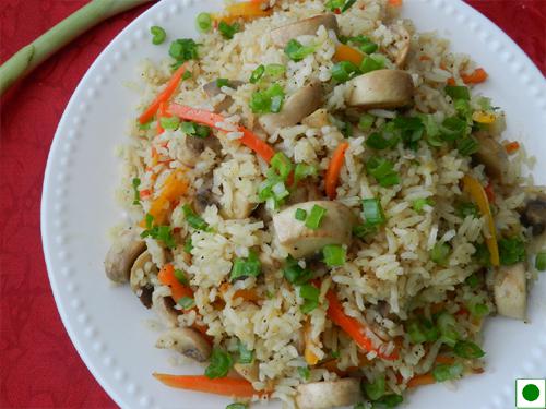 MUSHROOM FRIED RICE